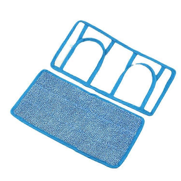 Microfiber Reusable Mop Pads, Durable Machine Washable Mop Pads, Replacement Mop Heads, Reusable Floor Mop Pads (2-Pack) 28*14cm