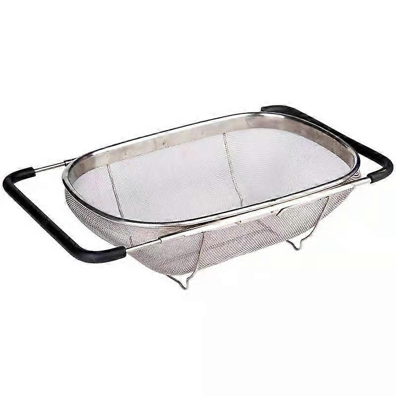 1pc Stainless Steel Adjustable Colander