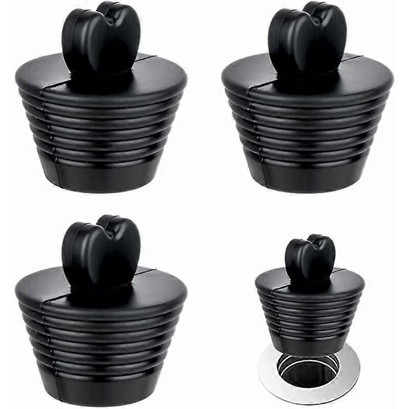 3 Pieces Universal Drain Plugs Heart Shaped Universal Bath Plug Bath Plug