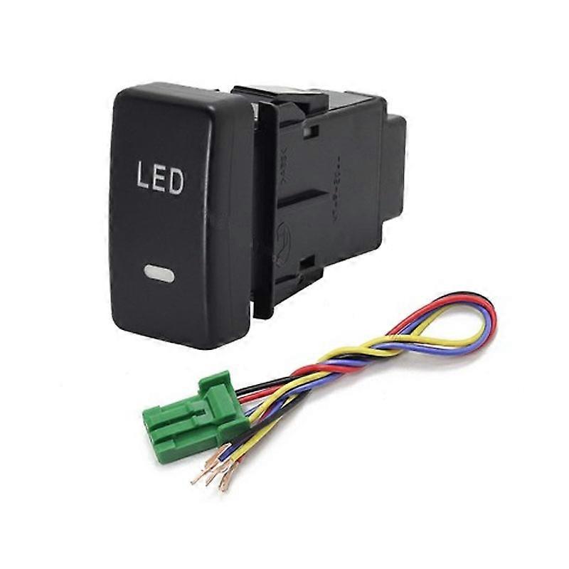 1PC DRL LED Heating Rearview Parking Radar Power Supply Steering Sheel Switch Button For Honda Accord 00-07