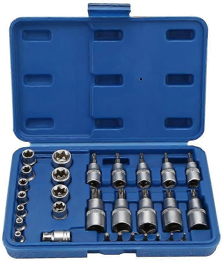 Male Female Torx Socket And Socket Bit Set