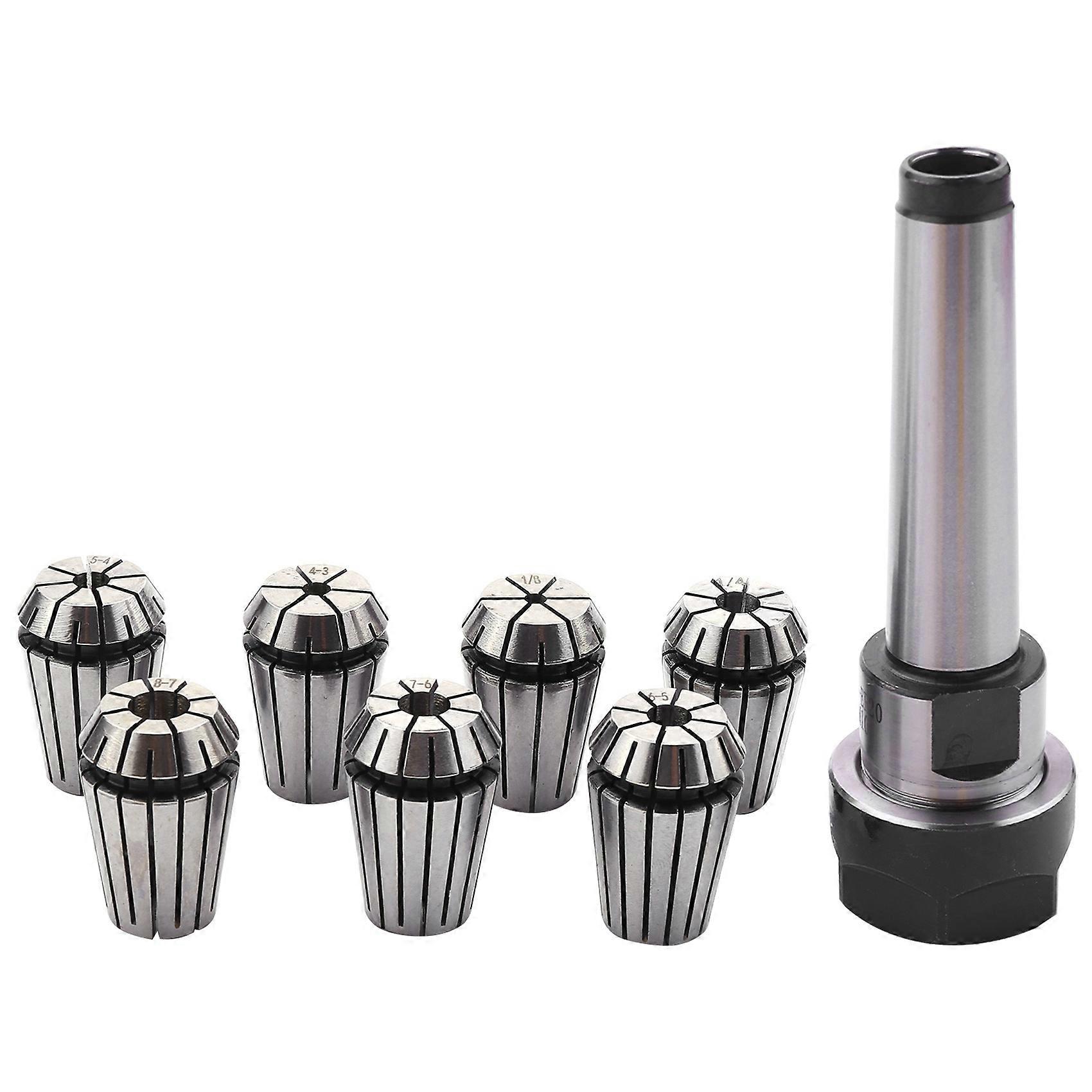1set MT2 ER20 M10 MTB2 Collet Chuck Morse#2 Taper ToolHolder+7pcs spring collet CNC Milling Extensi