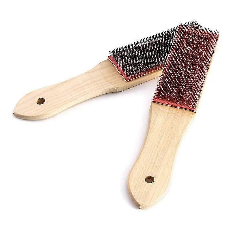 File CleanerCarded , 2 Pack, 8 inch Universal File Card and Brush