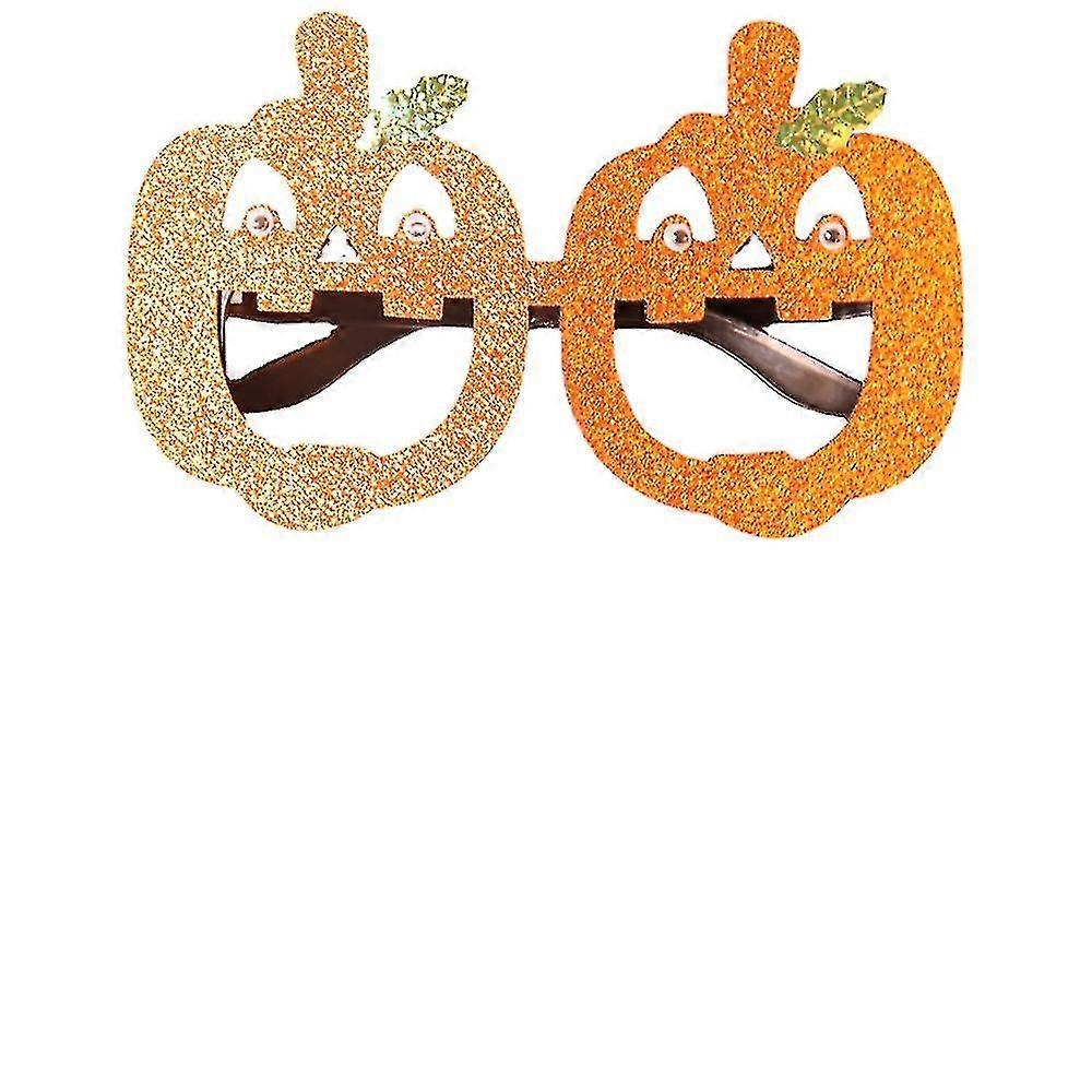 2pack Halloween Decorazione Occhiali Creative Ghost Pumpkin Spider Occhiali Atmosfera Layout Decorazione Occhiali