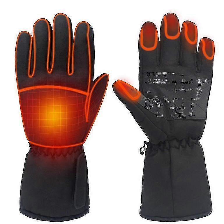 Electric Heated Gloves Heating Thermal Gloves waterproof Touchscreen Gloves