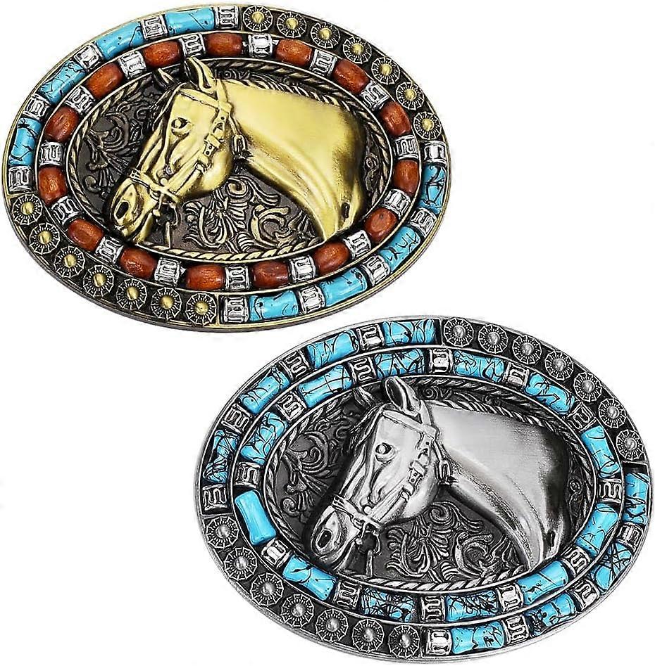 Long Horn Bull Belt Buckle
