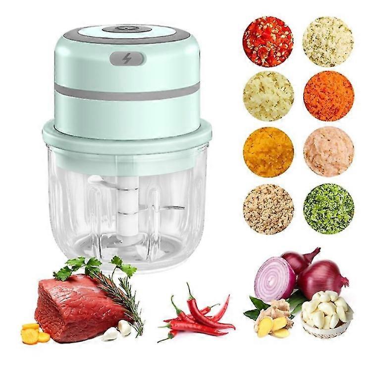 USB-Aufladung Knoblauchstampfer drahtloser Gemüsefleischwolf Hacker Küchenhelfer