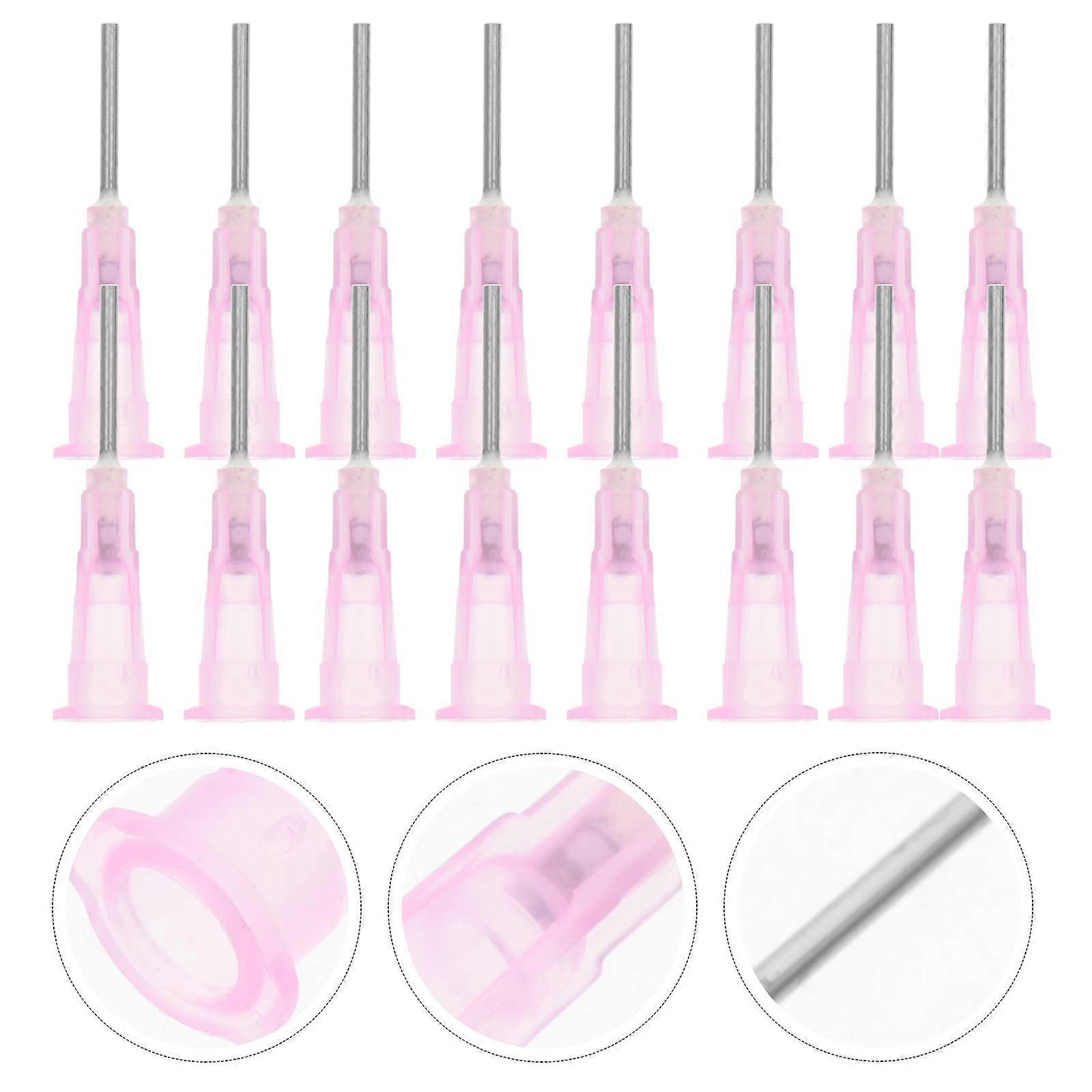 100pcs Blunt Tip Needles Dispensing Needles Replacement Dispensing Blunt Tips(18G)