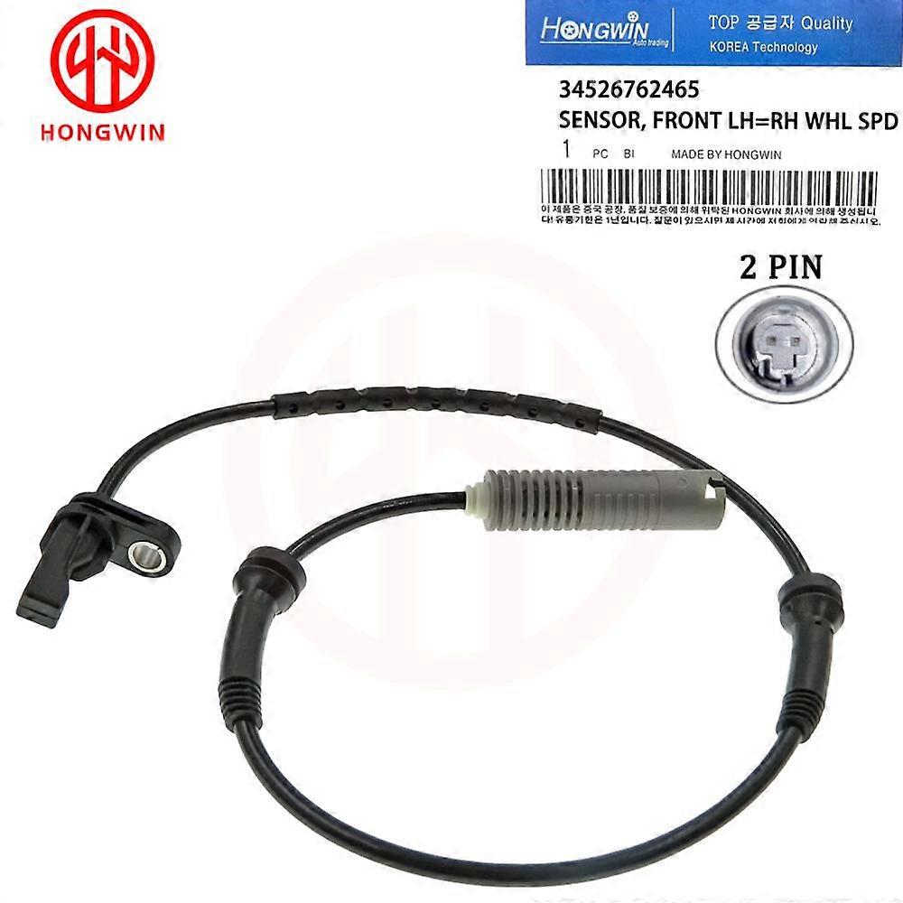 Genuine NO: 34526762465 Front Left& Right Wheel Speed ABS Sensor For BMW 1 Series E81 E82 E87 E88& 3 ' E90 E91 E92 E93