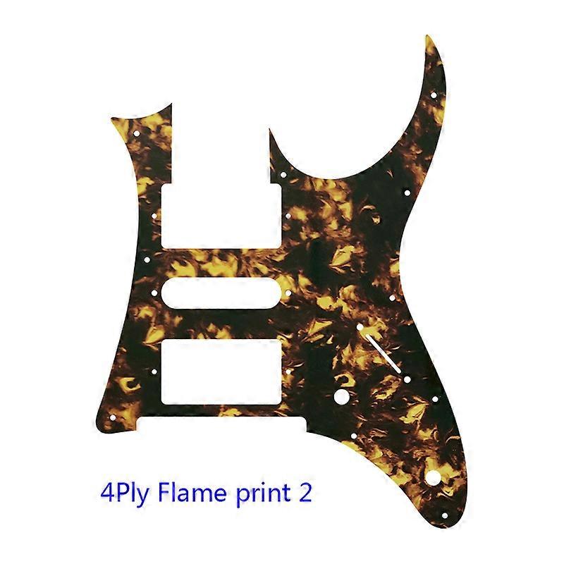 Xin Yue Custom Guitar Parts - For MIJ Ibanez RG 350 DX Guitar Pickguard HSH Humbucker Pickup Scratch Plate Flame Pattern