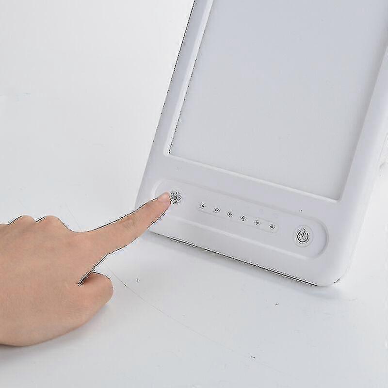 Light Therapy Lamp,10000lux Adjustable Daylight Lamp Daylight Simulation Light With Multi-angle Adjustable Bracket