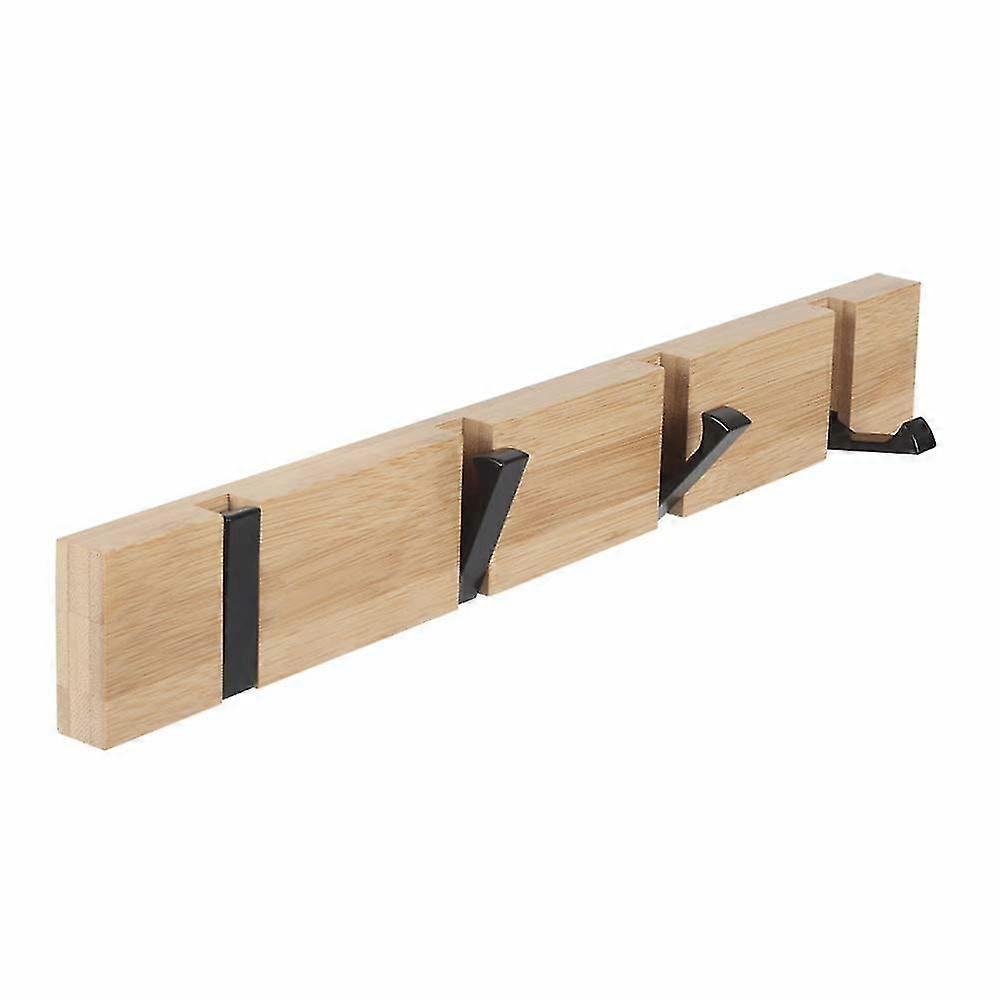Wooden Coat Hooks Coat Rack Wall Mounted Urban Design Coat Hook Space-saving Hook Rack