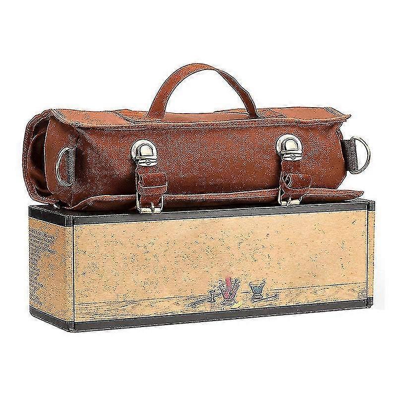 Bartender Set Canvas Leather Portable Bartender Kit