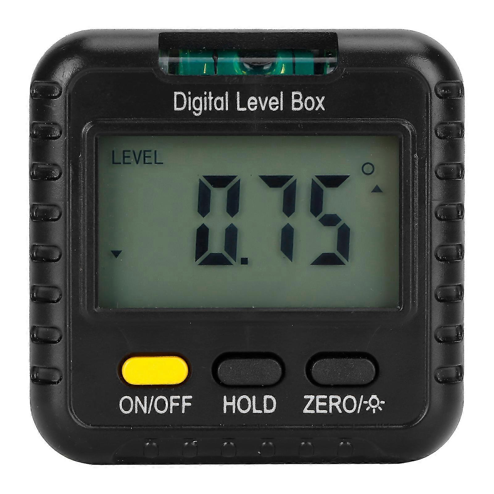 Digital Inclinometer Mini 360 Degree Angle Finder Protractor Carpentry Woodworking Toolwith Horizontal Bubbles