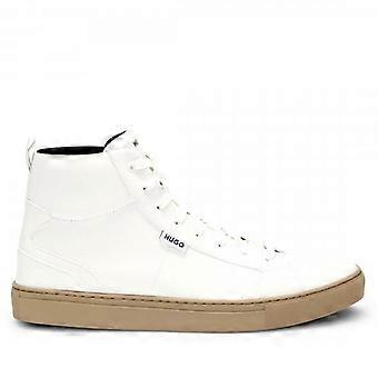 Men's Hugo Boss Morrie_Hito_grpu Hi-Top Trainers Open White 112 50529867