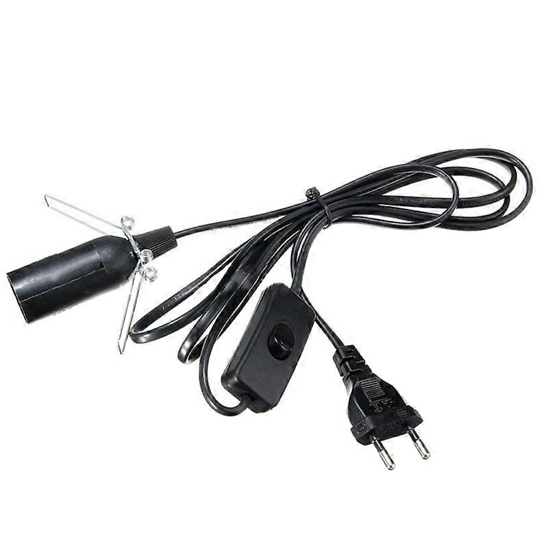1.8M Power Cord Cable with Dimmer Switches E14 Base Hanglamp Holder Socket EU
