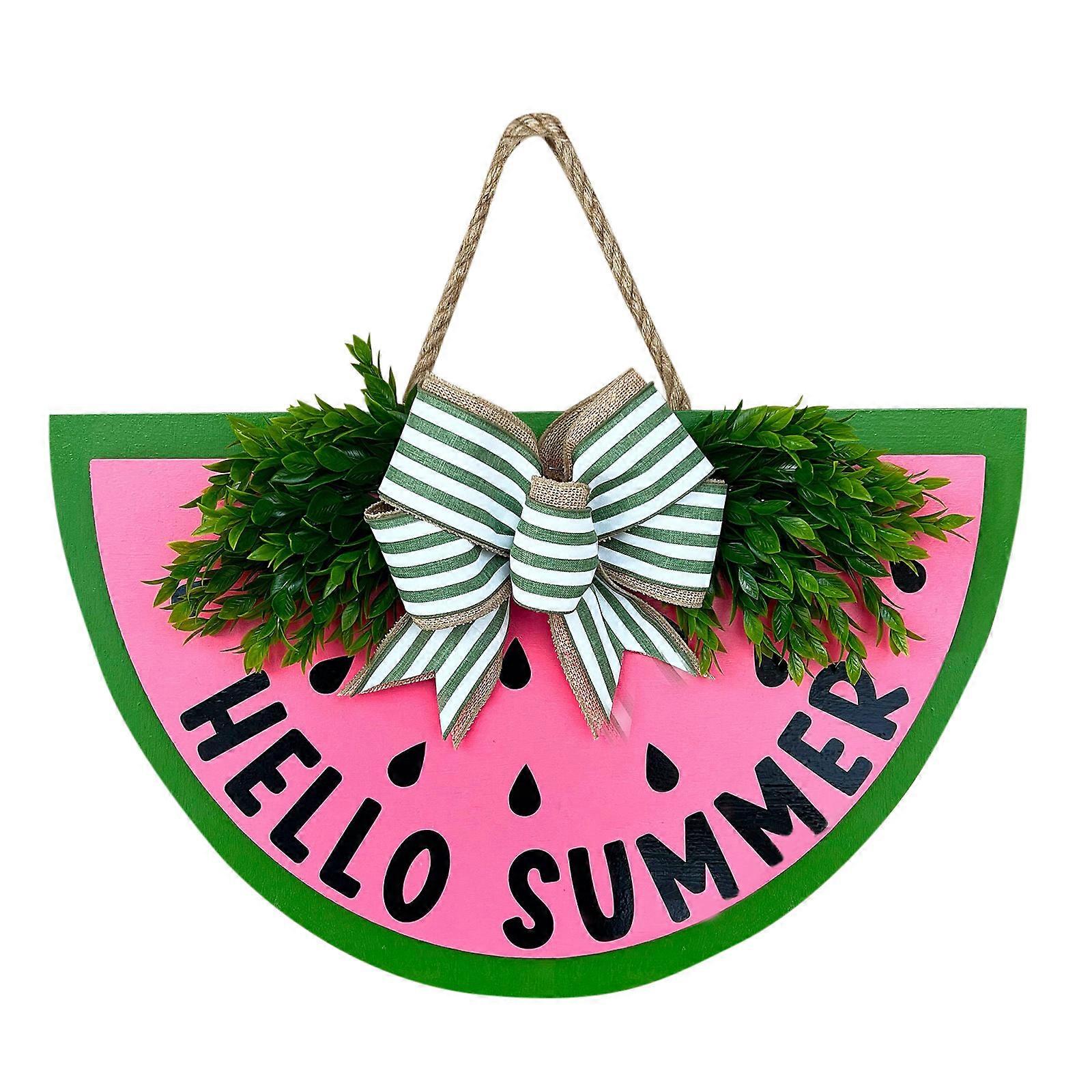 夏のウェルカムサインスイカ型ドア吊り下げ装飾