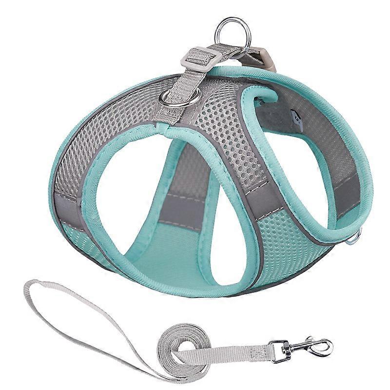 Soft Mesh Dog Harness and Leash Set for Walking, for Small Dogs and House Cats