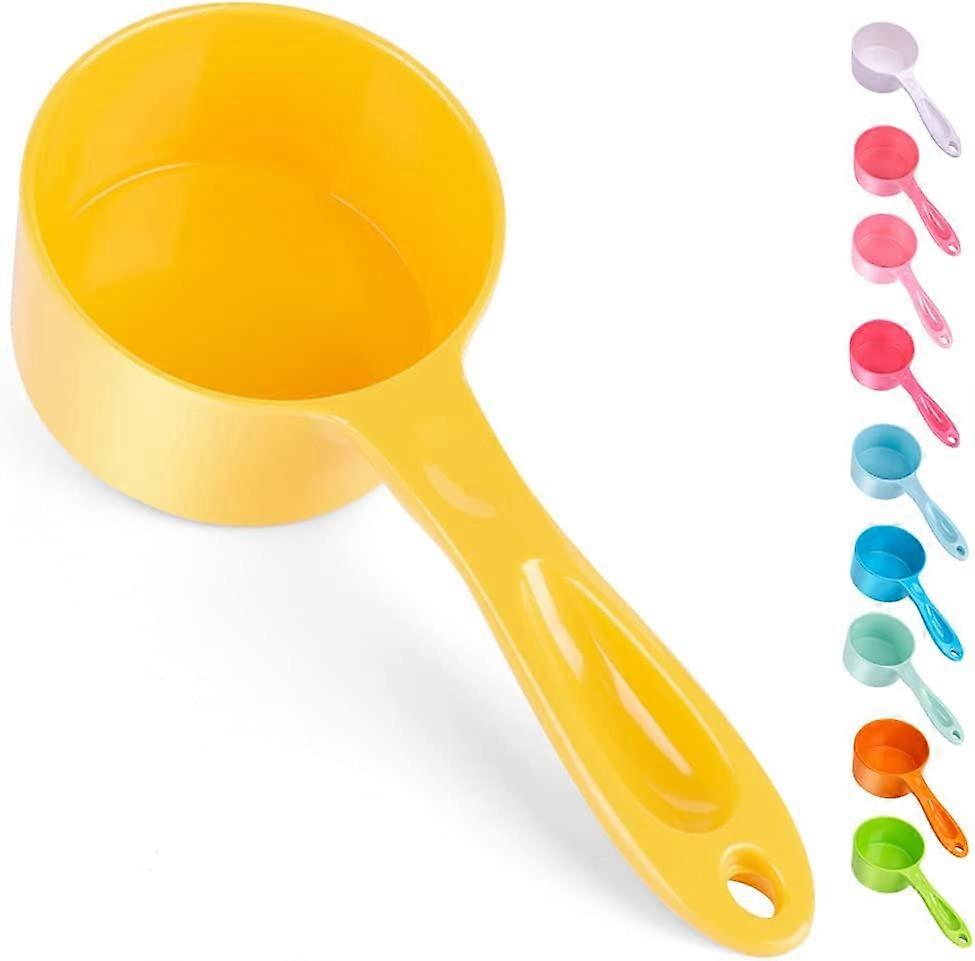 כף מדידה חזקה של מלמין לכלבים ציפורים, מדידה, ידית ארוכה ונוחה