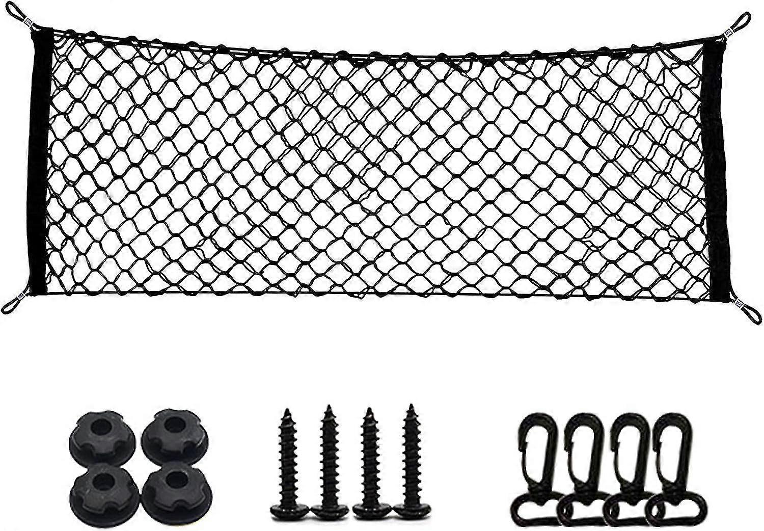 Car Trunk Net 110 X 40cm Car Trunk Protection Net Net With 4 Hooks