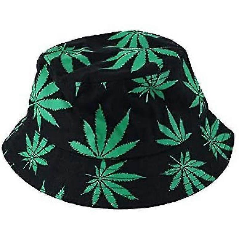 Unisex Sun Hat Bucket Hat Hemp Pattern Hat