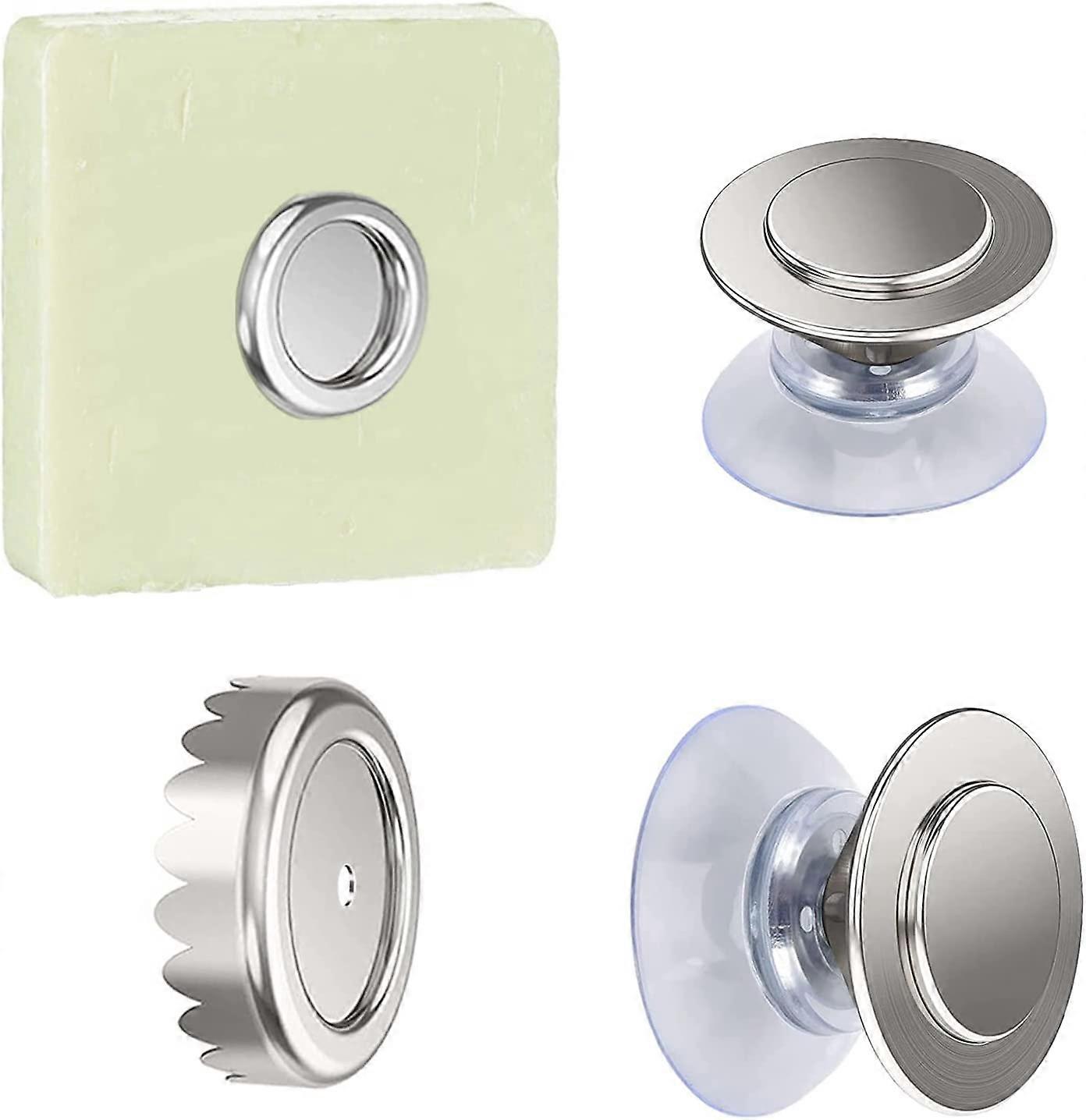 Magnetic Soap Holder For Shower Wall, Magnetic Soap Holder Self Draining, Wall Mounted For Bathroom