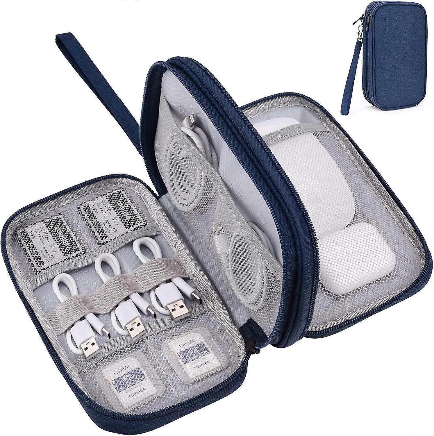 Electronics Travel Organizer. Water Resistant Storage Case. Portable Electronics