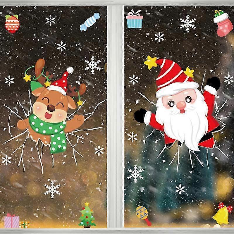 1set Christmas Snowflake Reindeer Santa Clause