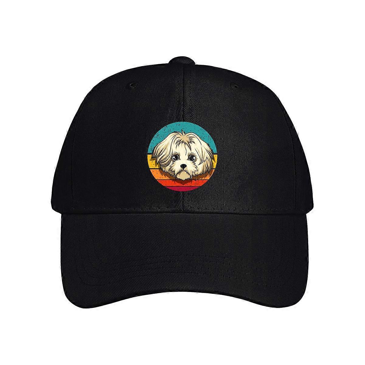 Cute Shih Tzu Retro Baseball Cap