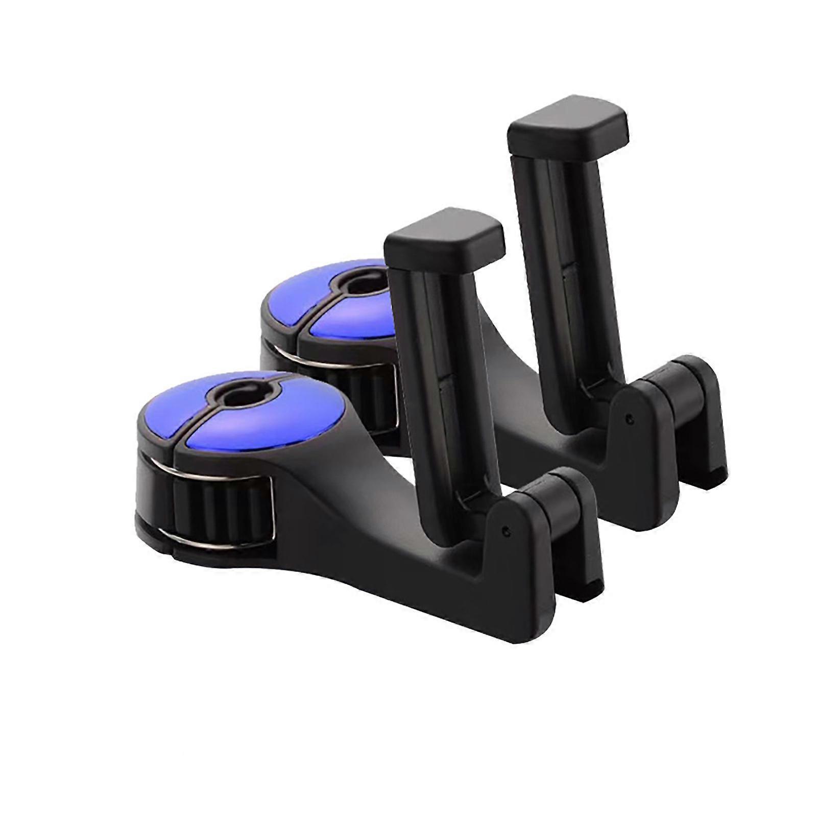 Practical 360 Rotation Headrest Hookswith Phone Holder, 2 in 1 Car Headrest Hidden Hook, 2pcs