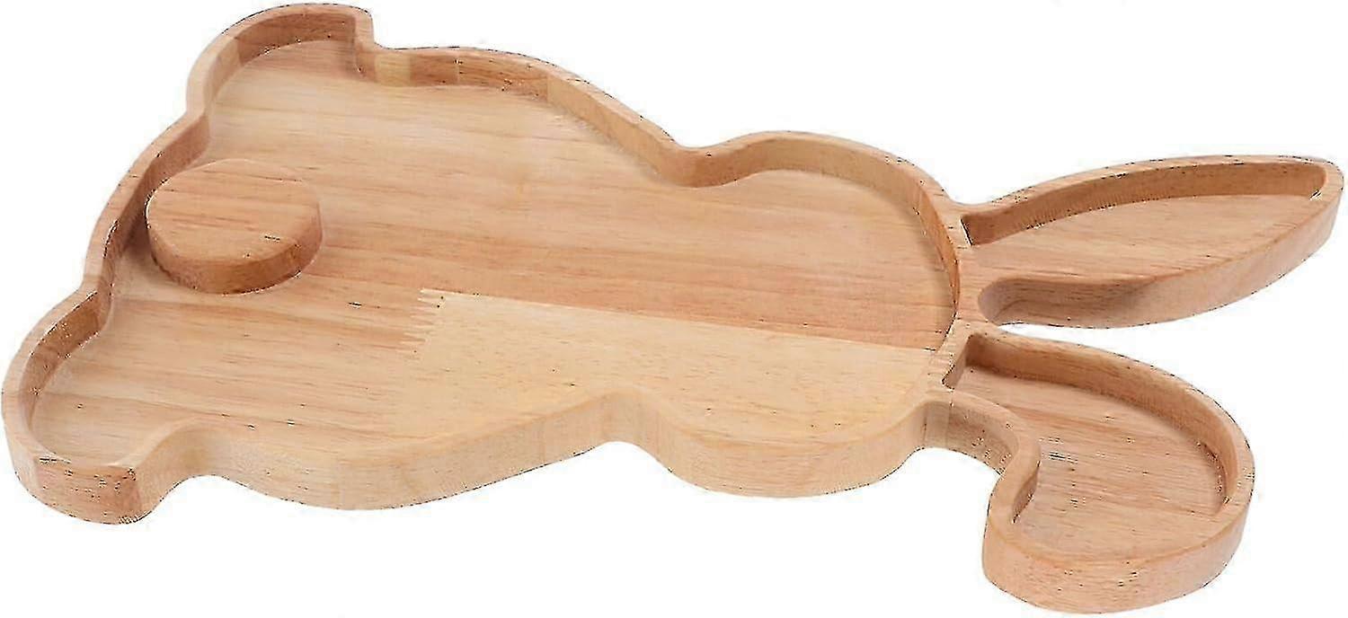 Kaninchenförmiges Wurstbrett, Osterhasen-Schneidebrett, hölzernes Brotkäse-Serviertablett, Ostersnack-Vorspeisenplatte
