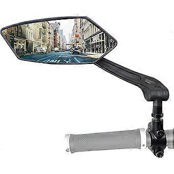 Linker fietsspiegel, HD verstelbare 360° elektrische scooterspiegel, elektrische fietsspiegel voor stuur met een diameter van 22-25 mm, fietsspiegel voor MTB en racefiets