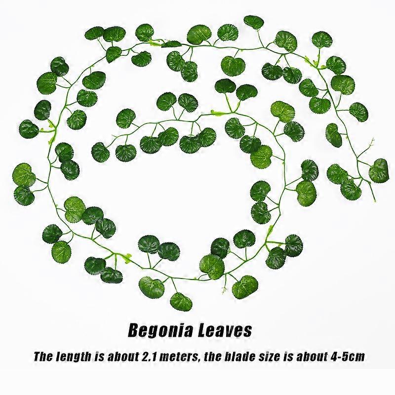 2.3 متر الزاحف الاصطناعي ورقة خضراء اللبلاب كرمة النباتات الاصطناعية ديكور زفاف الديكور حفلة حديقة الديكور المنزلي الملحقات