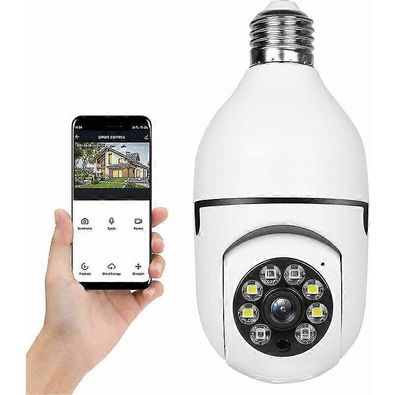 E27 Light Bulb Camera CCTV Camera Systems Wireless Wifi Camera Surveillance Camera Home Security Camera