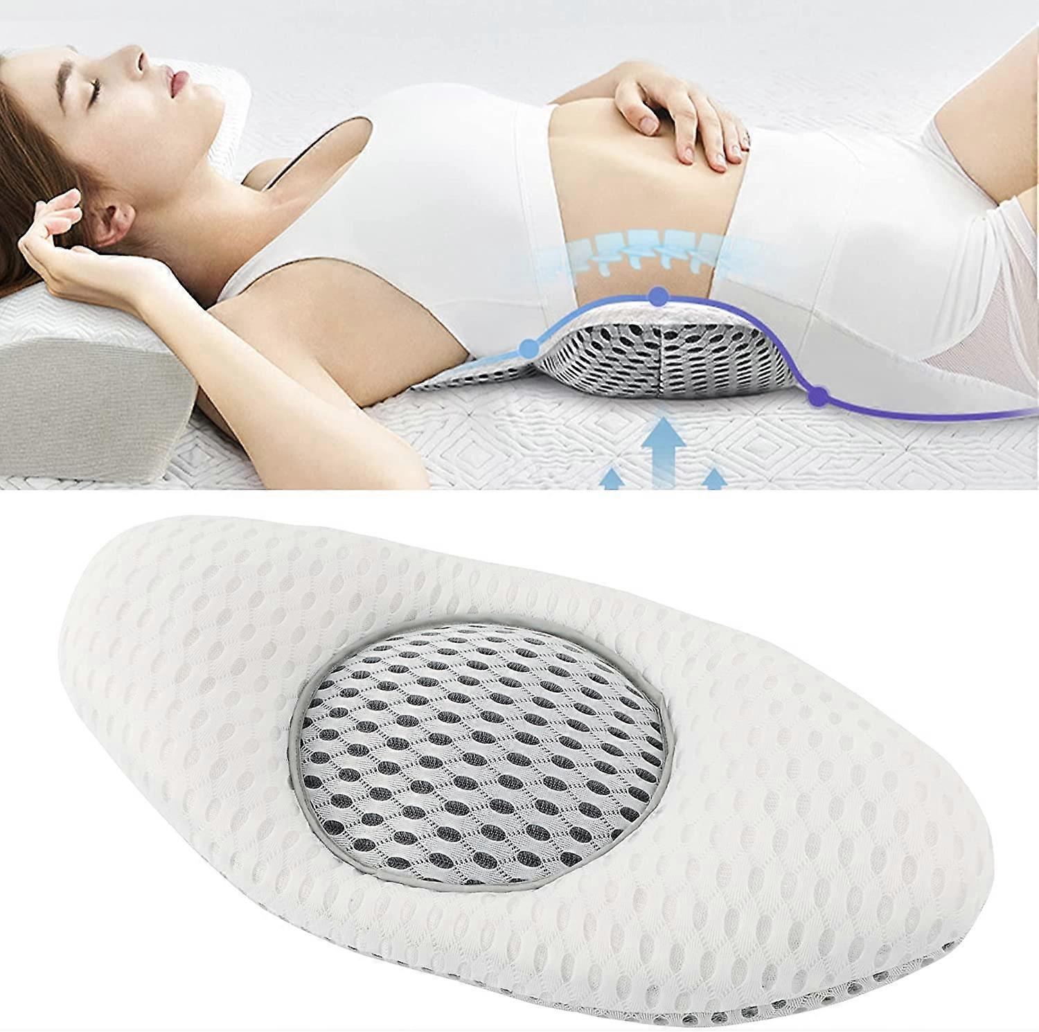 3D Lower Back Support Pillow Adjustable Height Back Cushion Waist Sciatic Lumbar Pillow Pain Relief Cushion Pillow Back Support