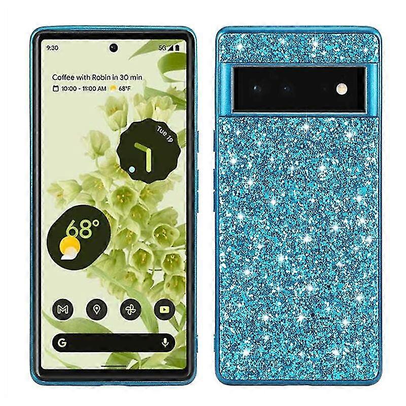 Bling Glitter Case Compatible With Google Pixel 7 Pro/pixel 7, Plating Pc + Soft Tpu Bumper Shockproof Cover