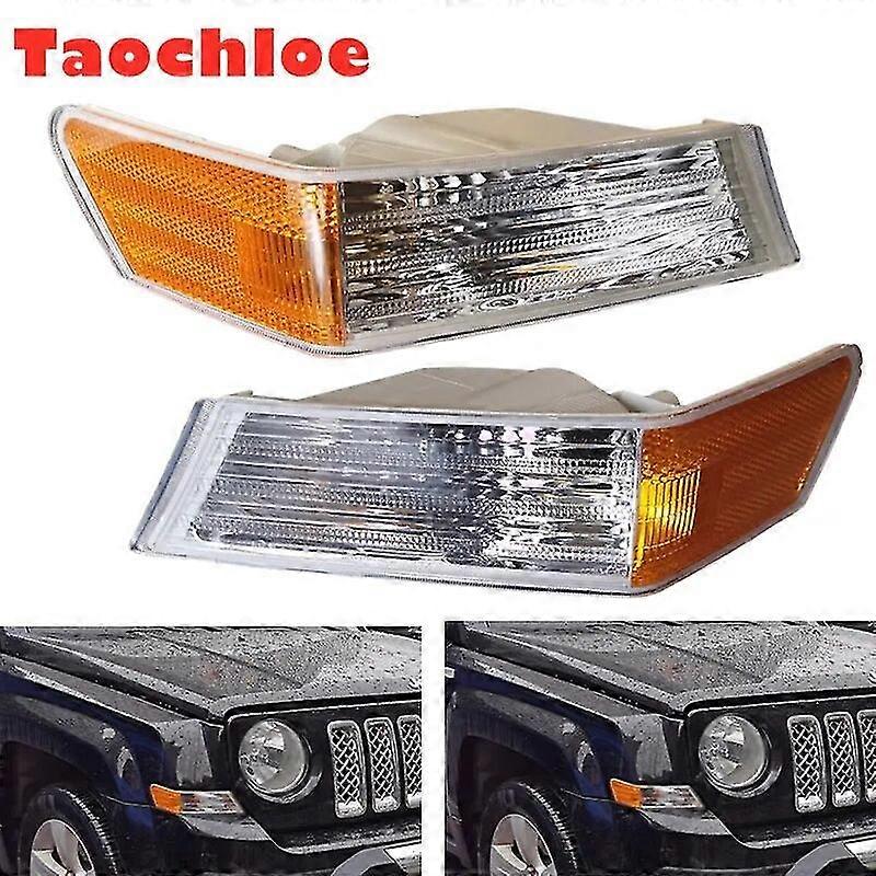 Turn signal lamp case For Jeep Patriot 2007-2016 Corner Light 68004181AC 68004180AC front light turning signal lights No bulb