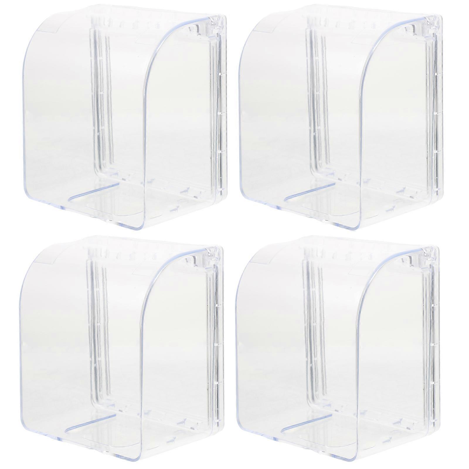 Self-adhesive Bathroom Outlet Cover Wall Switch Protector Socket Cover Holder