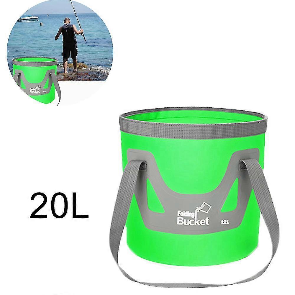 Collapsible Bucket, Bucket Multifunctional Portable Collapsible Wash Basin Folding Bucket Water Container Fishing Bucket For Travelling Camping Hiking