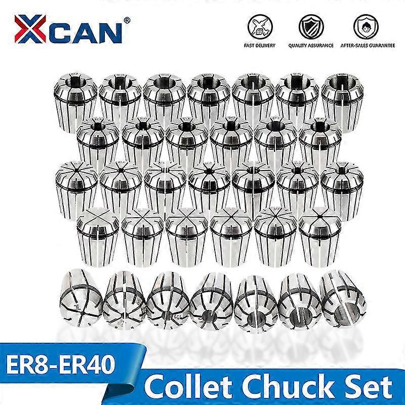 Spring Collet Precision Collet Chuck Set Er8 Er16 Er20 Er25 Er32 Er40 For Cnc Engraving Machine Milling Lathe Tool Holder