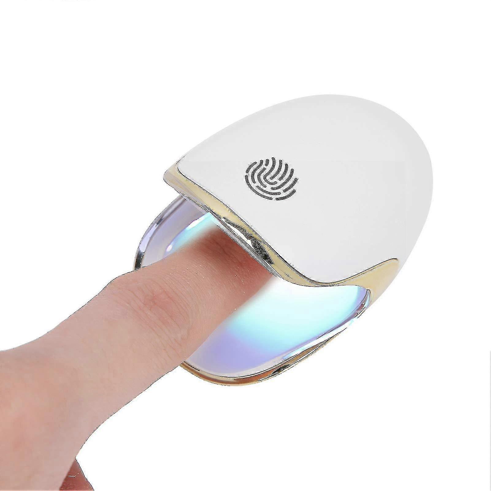 UV LEDネイルランプ ミニネイルドライヤー 片指用 小型ポータブル 片指用
