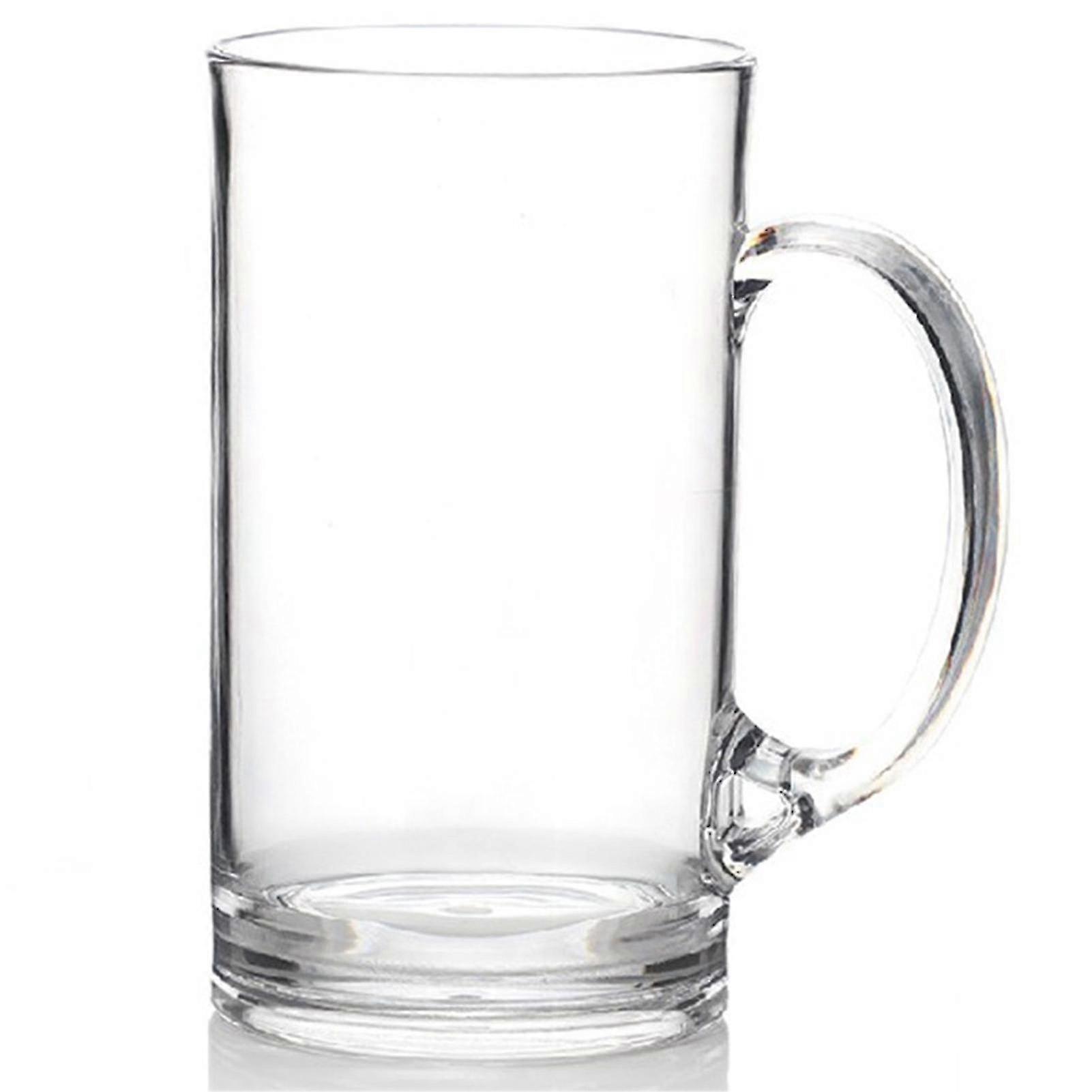 650ml Plastic Beer Steins Beer Mug Break-resistant Beer Drinking Cups For Patio Party Bar Pub Poolside-hao