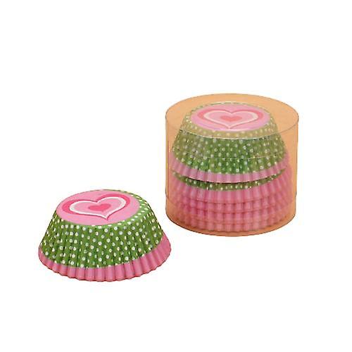 Heart Printed Christmas Cupcake Mold