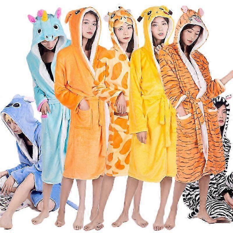 Animal Hooded bathrobe robe unicorn bathrobe animal bath towel