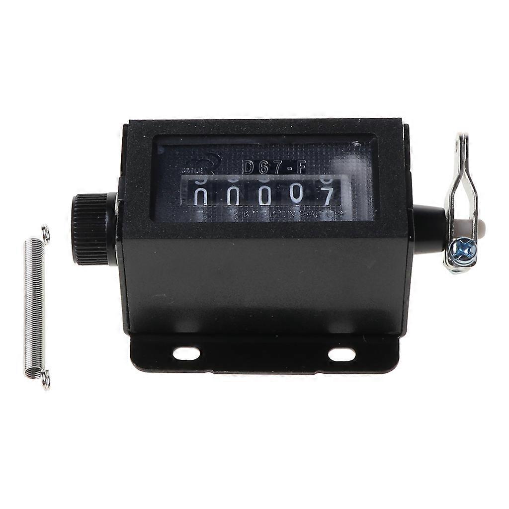  D67-F 5 Digits Mechanical Pull Stroke Counter Casing Resettable  0-99999