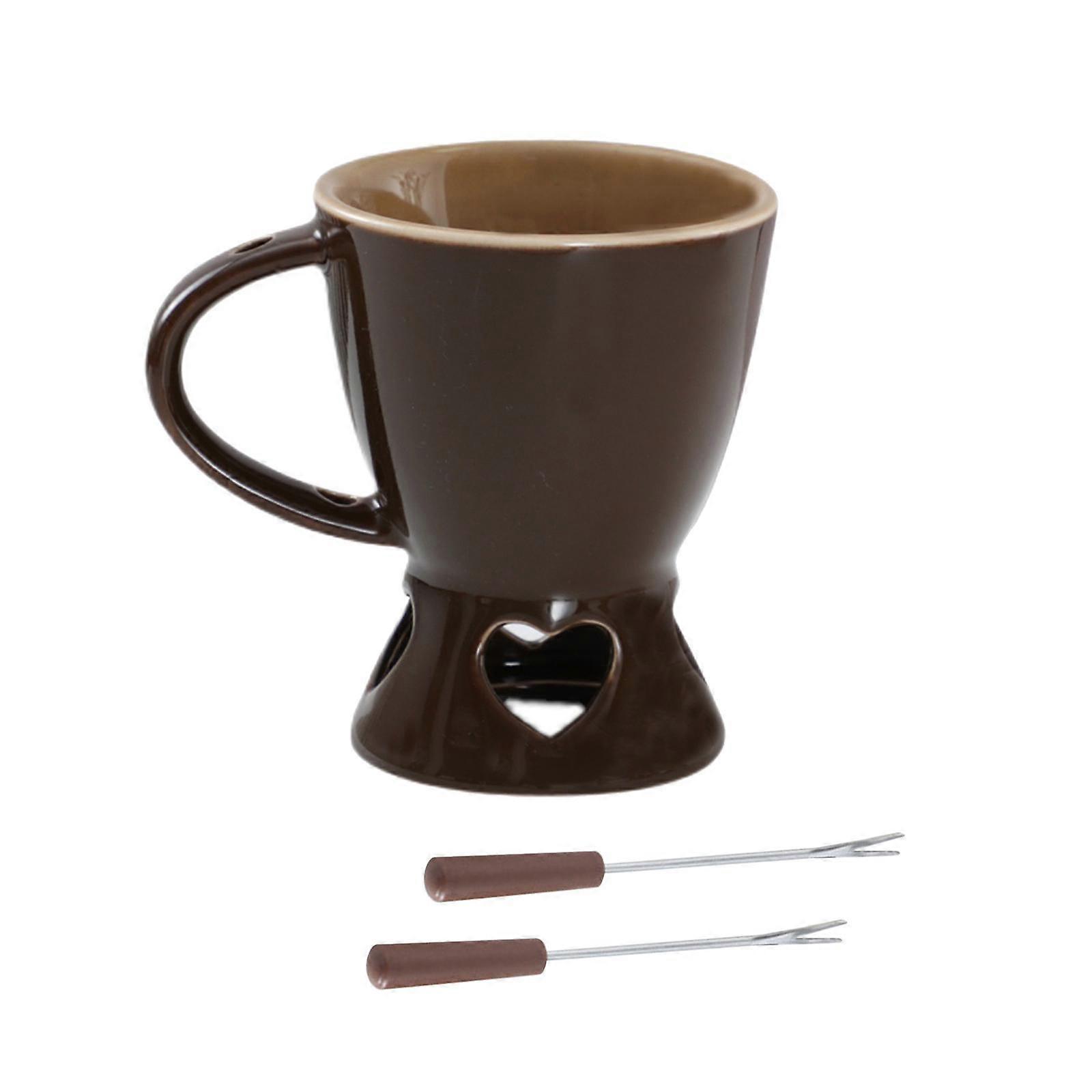 Suklaafondue-kattila 200ml Kotikaramelli Keittiökoneet Juustofondue-kattila