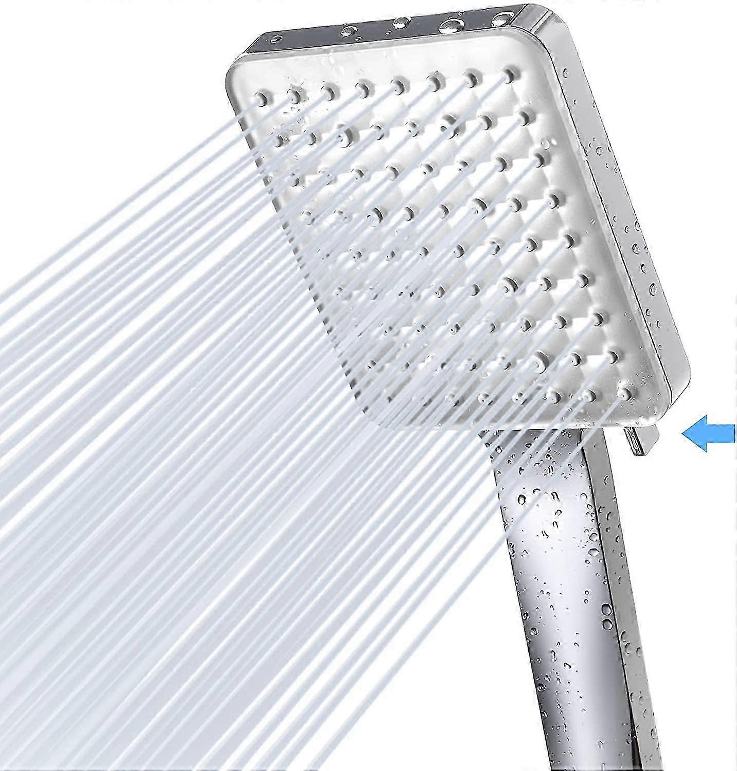 Shower Head High Pressure 6 Spay Settings Universal Handheld Shower Boost