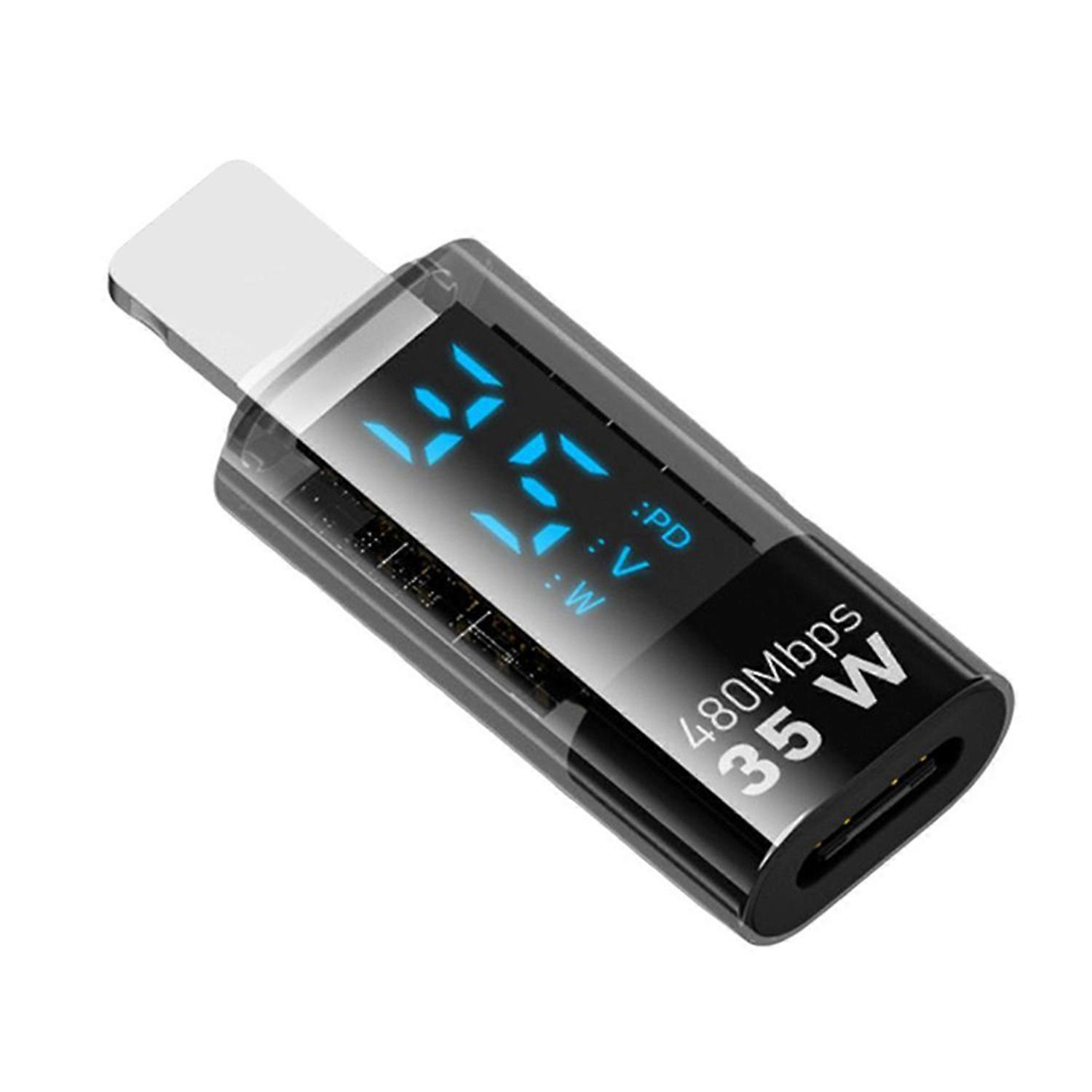 Type-C/8-pin 35W Fast Charging Converter 140W PD Chip Adapter for Phones Tablets Laptops Real-time