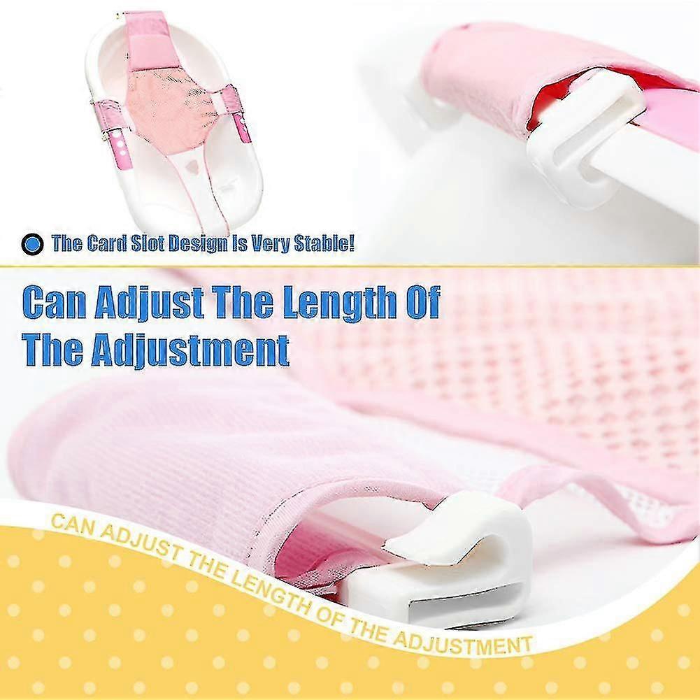 Jubee Newborn Baby Bath Seat Support Net Bathtub Sling Shower Net Bath Cradle Ring For Bathtub