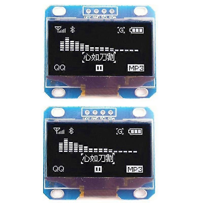 2st 1,3 Tum Iic I2c Seriell 128x64 Sh1106 Oled Lcd Display LCD-modul För Avr Pic Stm32 Teckensnitt Färg